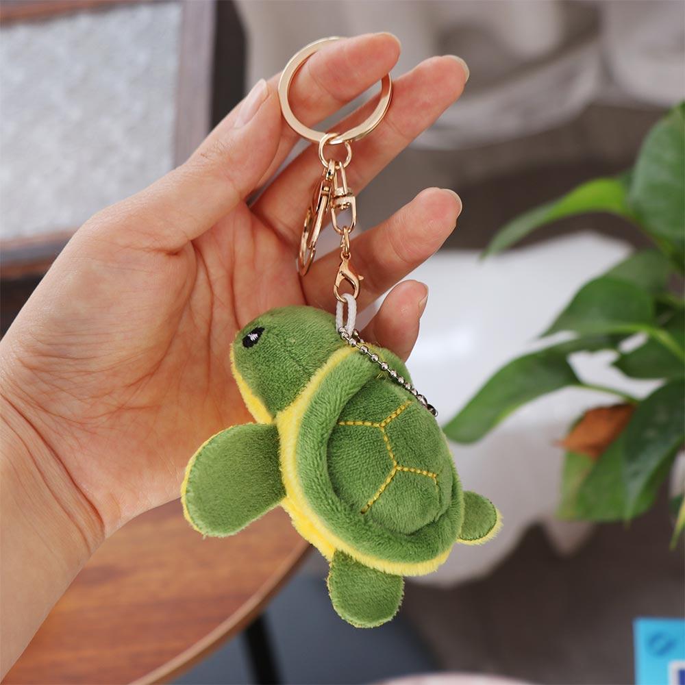 Plush Turtle Plush Keychains Cartoon Turtle Turtle Plush Keyring  Children Gifts
