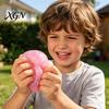 Portable Stress Reliever Cartoon Dumpling Squeeze Toy with Glitter, Relief Dough Kids Ball Fidget Toy, Soft Simulated Steamed Bun Sensory