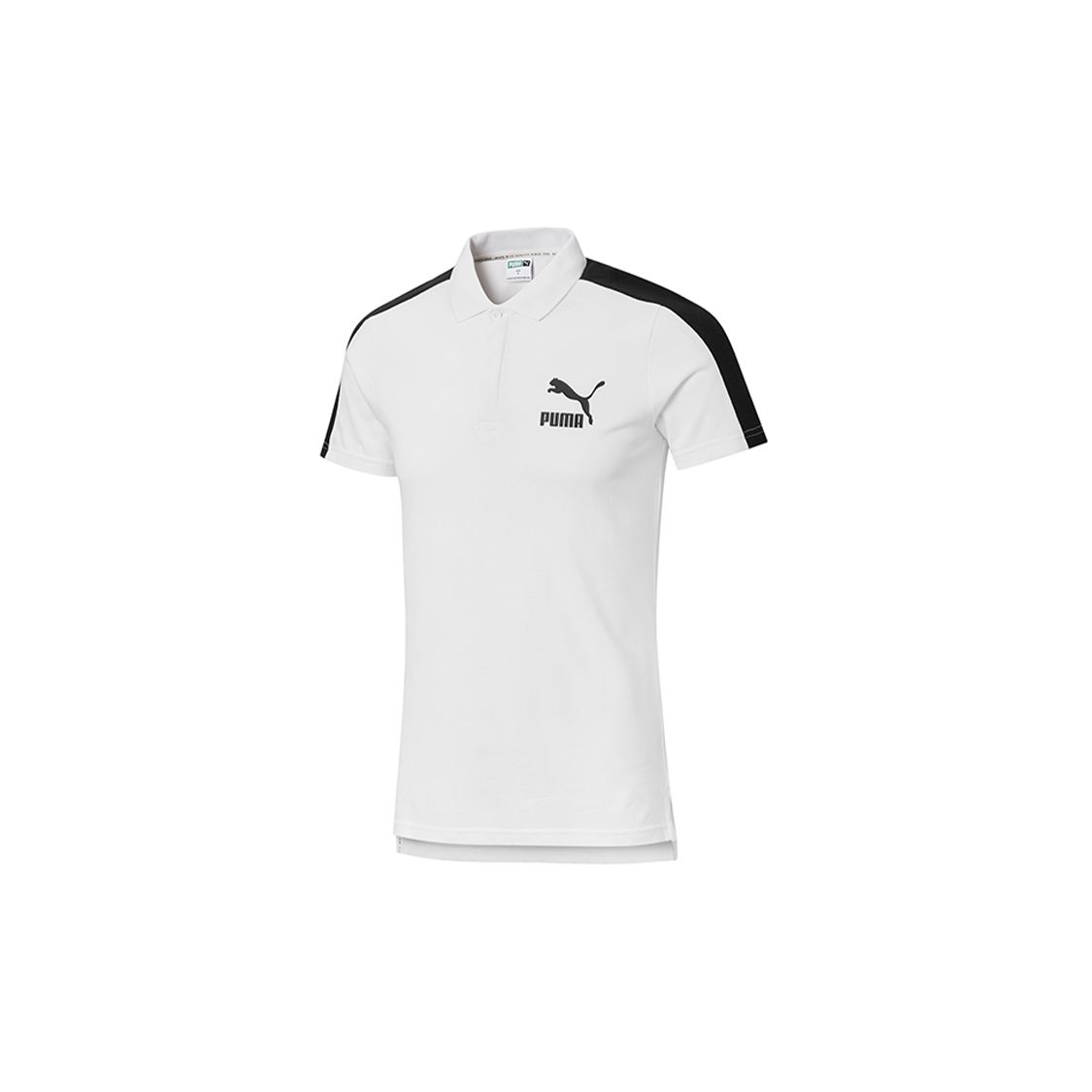 

Мужские рубашки-поло с коротким рукавом Puma Iconic T7 Paneled White 530015-02 S