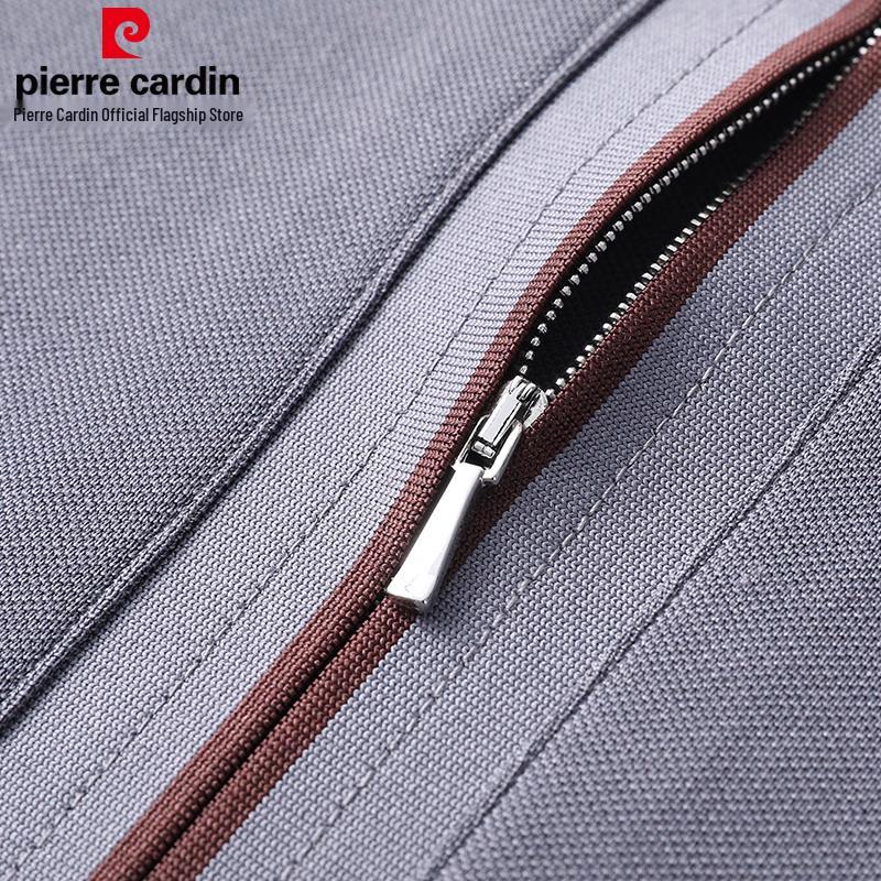 Pierre Cardin Men's Silk & Wool Blend Quarter-Zip Polo T-Shirt