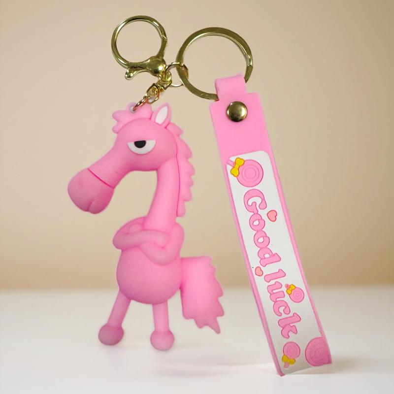 2026 Год Лошади Брелок Мультяшный Милый Талисман Зодиак Пони Подвеска Украшение для Рюкзака Аксессуары Подарок на Год
