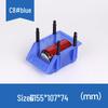 Thickened Modular Plastic Storage Box for Hardware & Electronic Components with Slanted Opening
