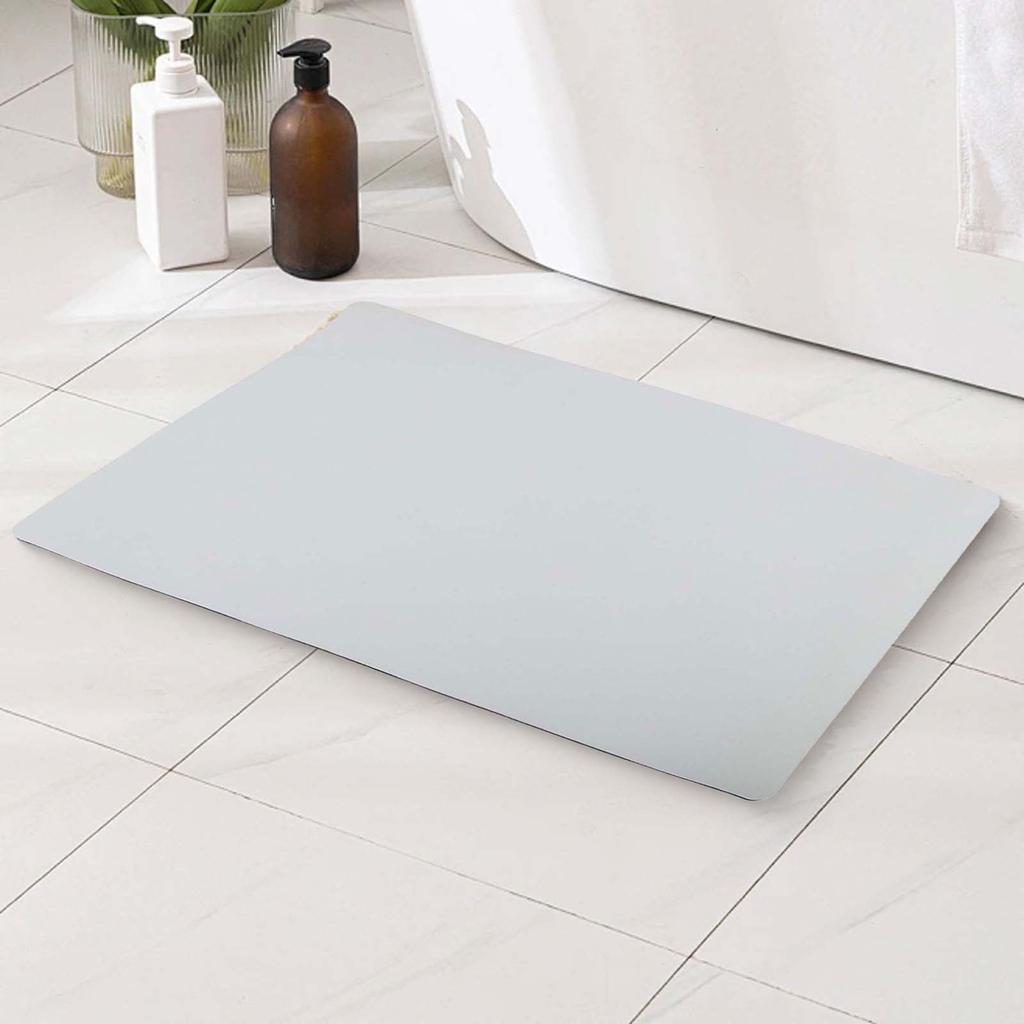Quick Dry Diatomite Bath Mat PU Non Slip Floor Rug 60x40CM Bath Mat