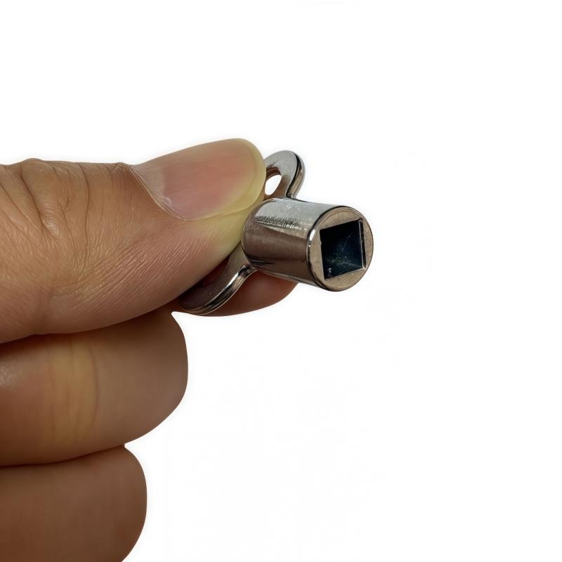 2 Stück/5 Stück 5 × 5 mm Heizkörperventilschlüssel, Heizkörper-Abluftbuchse aus Zinklegierung für Standard-Heizventile, Entlüftungsschlüssel, Zubehör