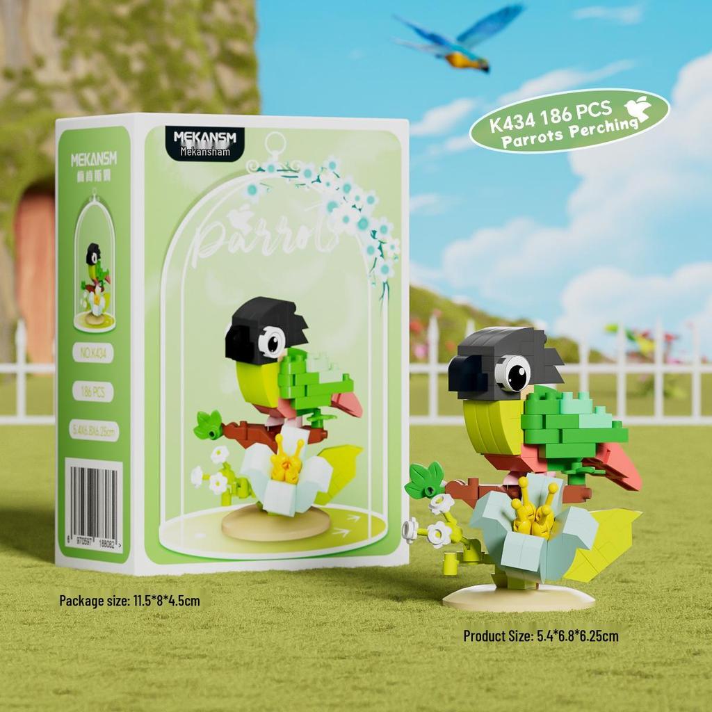 Compatible Lego Original Macaw Bird Educational Building Blocks for Children