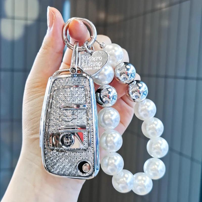 Keychain For Chery Arrizo 5Plus Keycase Tiggo 3X 5X Qqme Little Ant Gx Arrizo 7 Ex3 Keycover Key Shell Keychain Car Buckle