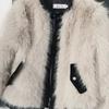 Jacket women's imitation fox fur splicing winter new short thickened plush fur coat