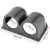 Gauge Mount Holder 52mm 2-Hole Gauge Pod Carbon Fiber Car Meter Stand for Tachometer Voltage Temperature Meters