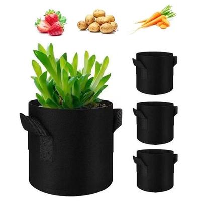 5 Gallons Odlingspåse Kraftig Icke-Vävd Tyg Planteringspåse med Handtag Förtjockad Odlingskruka för Växter Grönsaker Jordgubbar Örter