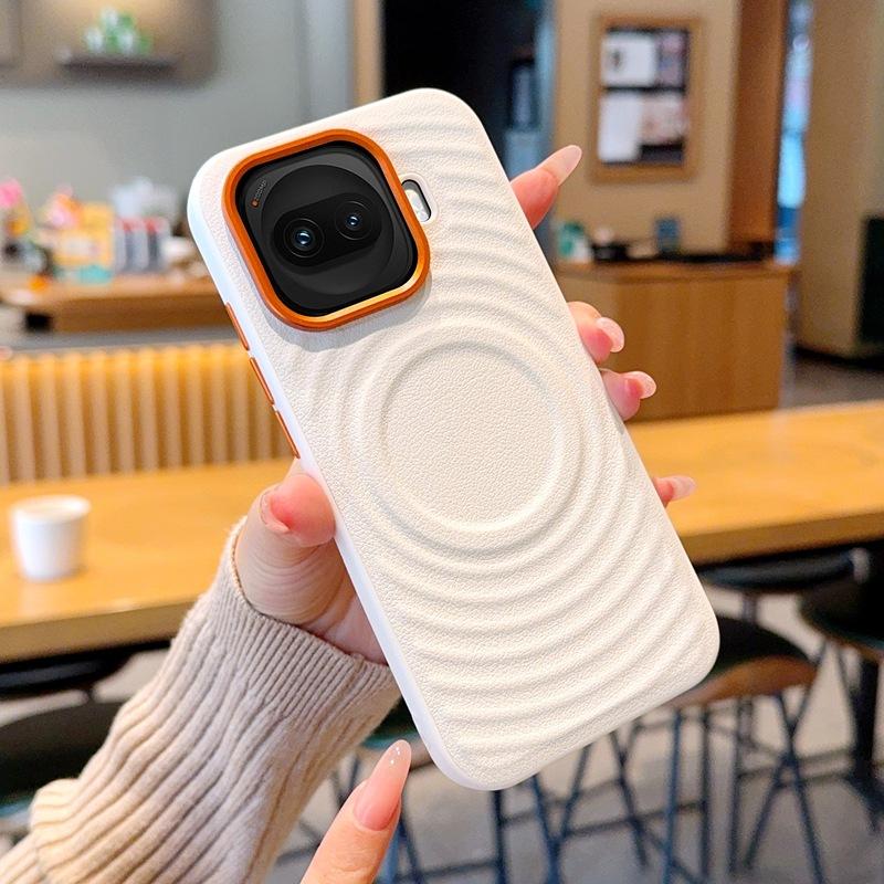 Applicable to iQOOZ11turbo ripple mobile phone case three-dimensional water ripple anti-drop iQOO 15R magnetic wireless charging