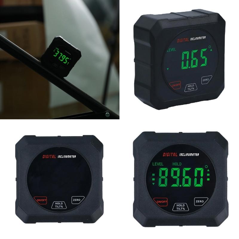 Digital Angled Gauges Magnetic Protractors with High Precisions and LCD Display for DIY Enthusiasts and Professional