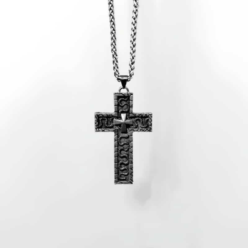 Vintage Double-Layer Snake Necklace - European American Creative Fashion Festival Pendant