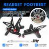 ARASHI Motorcycle Front Foot Pedal Foot Rset Foot Pegs Rear Set Rearset For KAWASAKI NINJA400 Z400 EX400  2018-2023