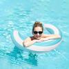 U-shaped Inflatable Pool Float Thickened PVC Semicircle Float Tube Foldable Floating