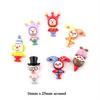 Craft Cute Cartoon Clown Design Flat Back Resin Cabochons Artificial Style Souvenir Model