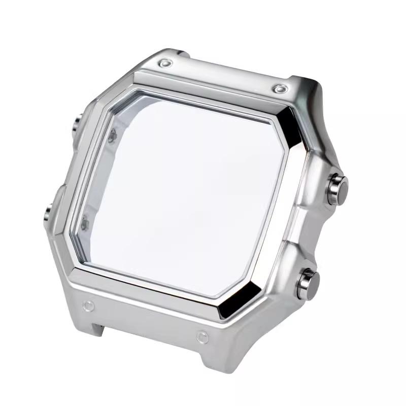 For Casio AE1200 Metal Watch Case 304 Stainless Steel Modified Watch Film Glass Watchband Watch Ring Front Cover Baffle Bezel