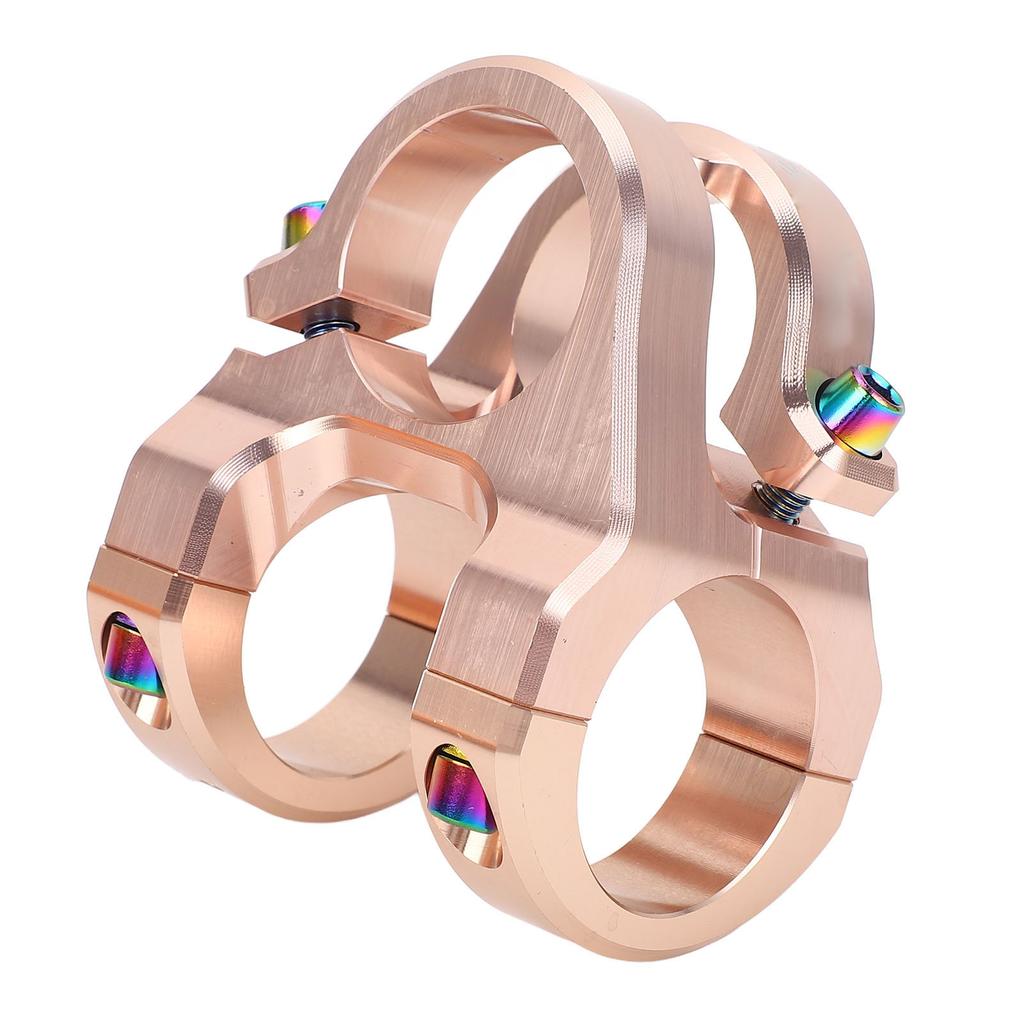 31,8x35mm Fahrradvorbau Aluminiumlegierung CNC Leichtgewicht Kurzer Lenkervorbau für DIY Mountainbiking Ti Farbe