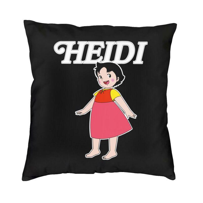 Heidi And Clara Cushion Cover Doublesided 3D Printing Alps Mountain Girl Throw Pillow Case for Sofa Pillowcase Home Decoration