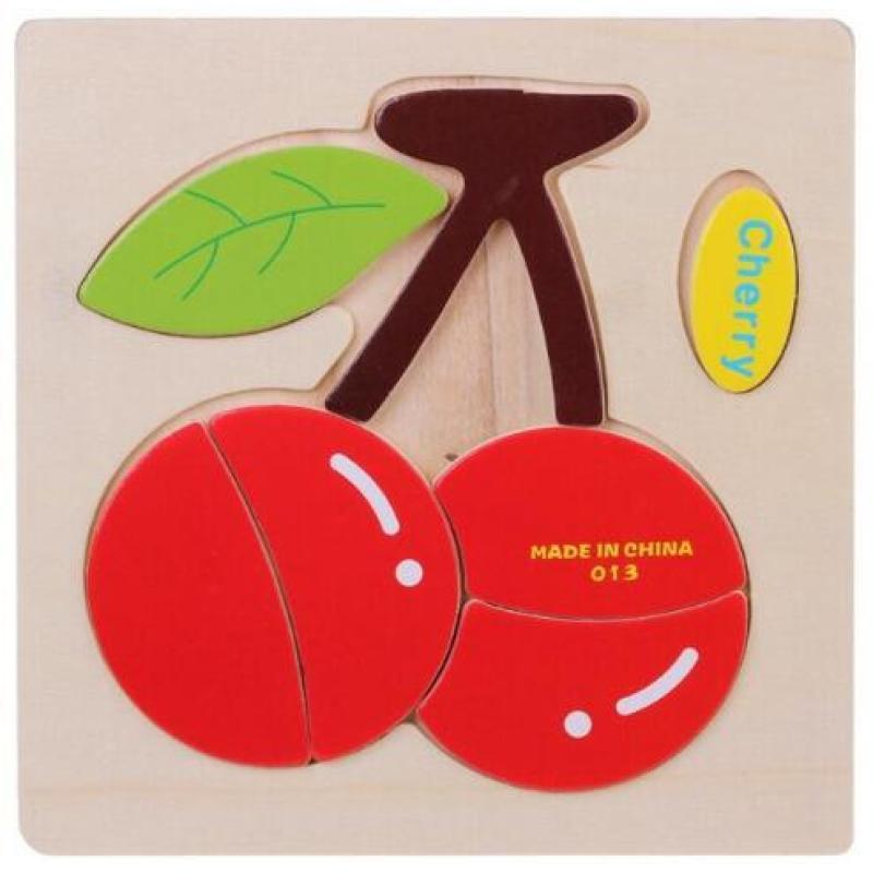 Wooden Puzzle Toy Children Building Blocks Cartoon Animal Boys Girls Early Childhood Toys