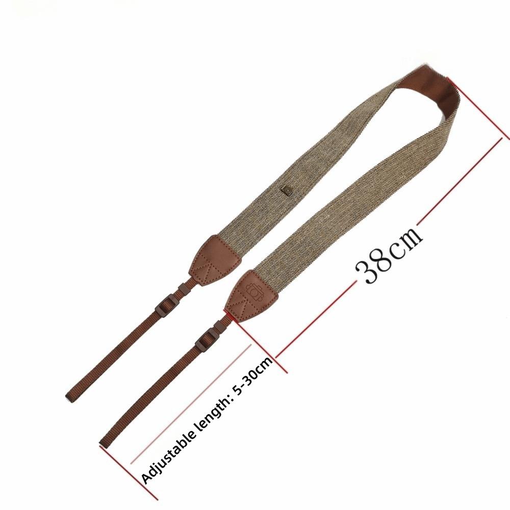 Retro Camera Shoulder Strap for Canon G7x Nikon Fujifilm Sony Zv-1 Comfortable Decompression