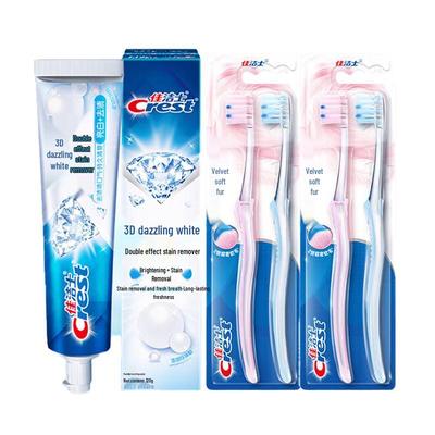 Crest 3D White Toothpaste & Gum Care Toothbrush Set