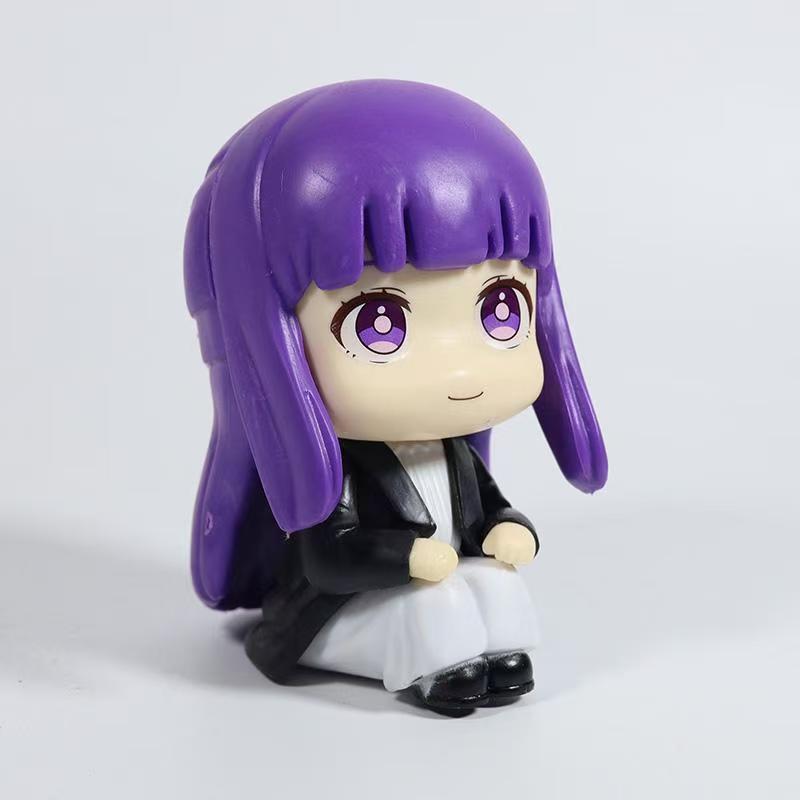 Action Figure Anime Model Toy Gift Movable Frieren Chibi Style Sitting Position PVC Statue With Box Delicious In Dungeon Merch