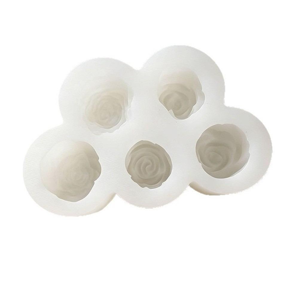 3D Design Silicone Candle Mold DIY Rose Peony Mold New Flower Silicone Mold For Candle Making