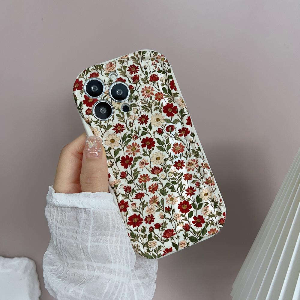 Daisy Flowers With Chain Case For Samsung Galaxy A17 A16 A36 A26 A56 A55 A35 A25 A15 A07 A06 A32 A50S A51 M16 Soft Cover Samsung A15 5G 4G