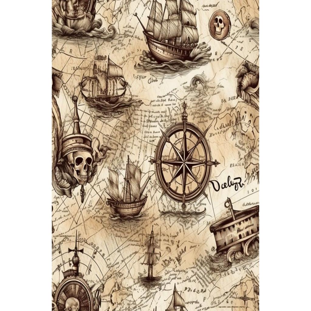 Vintage Nautical Metal Wall Art, Old Sailing Ship Pirate Decor, Home Wall Decor