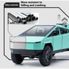 1/24 Tesla Cybertruck Pickup Alloy Car Model Diecasts Metal Toy Off-road Vehicles Car Model Simulation Sound and Light Kids Toys Gift