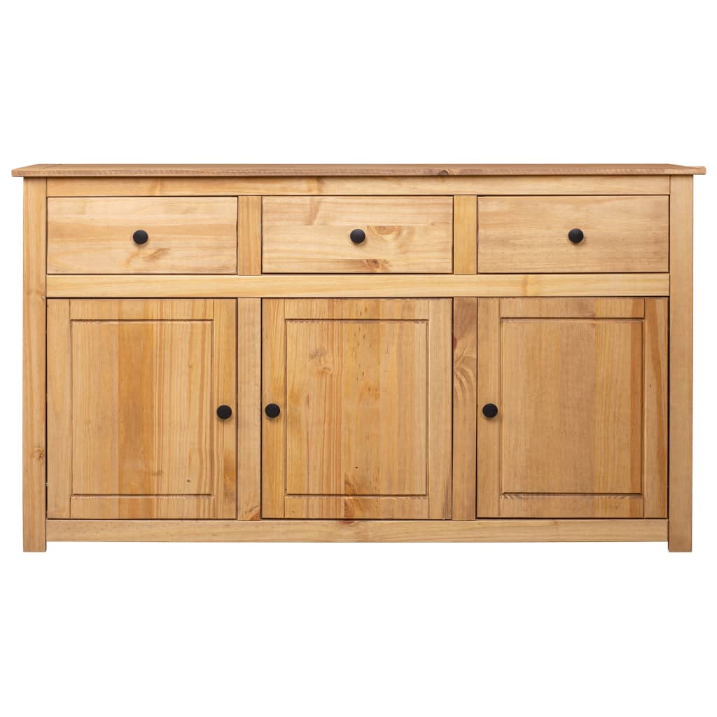 Sideboard 135 x 40 x 80 cm Solid Pine Wood Panama Pine