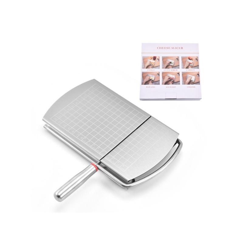 Household Cheese Cutting Machine, Ham Cheese Slicer, Cheese Cutter With Scale Cutting Knife Kitchen Tool