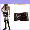 Stylish Attack On Titan Cosplay Pu Leather Skirt With Exquisite Workmanship For Fans