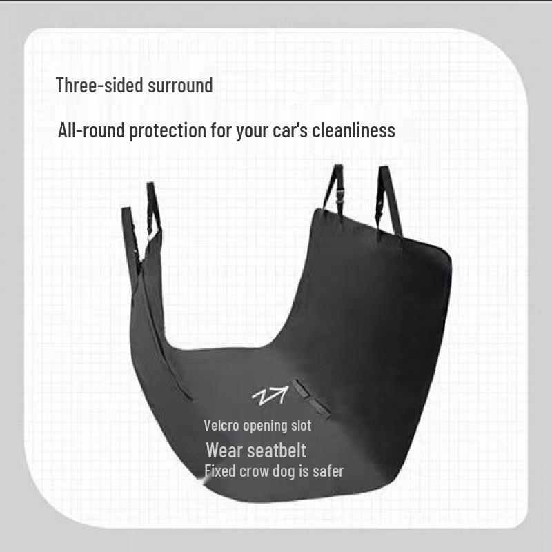 Pet Car Seat Cover & Dog Bed: Anti-Stain Back or Front Seat Protector for Medium & Large Dogs