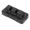 USB Wired 3 Key Keyboard Customize Programmable 3 Key Mechanical Keypad for PC Video Game