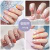 Internet Celebrity Daisy Fake Nail Wear Nail Finished Nail Pads Nail Patch Removable Nail Patch Cute 24 Pieces