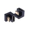 HDMI-Compatible Adapter 360 Degree Angled U-shaped L Converter Mini HD Male To HDMI Adapter