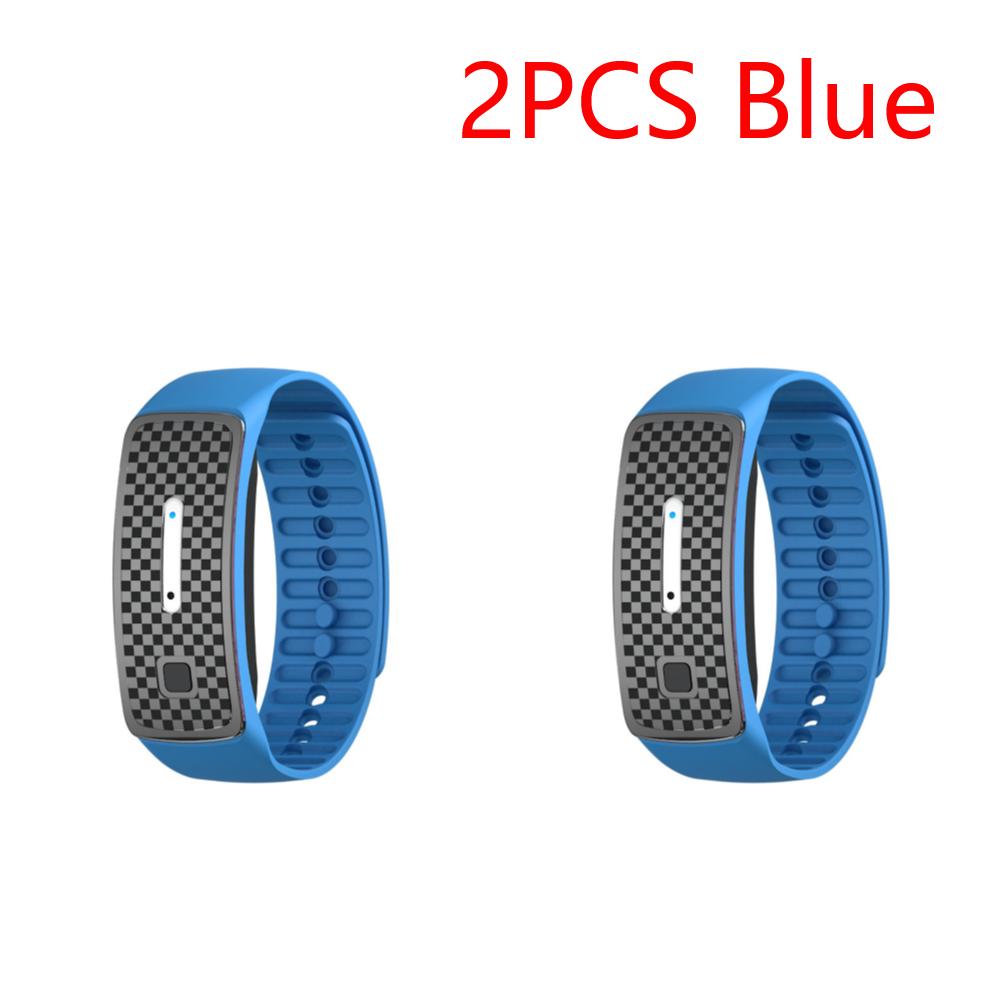 Ultrasonic Mosquito Bracelet Portable Electronic Mosquito Repeller Anti-mosquito Bracelet Watch for Outdoor Activity