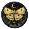 1pc Moonlit Moth Themed Tire Cover | Trendy Universal Wheel Cover, Polyester Material, Suitable For Most Car Wheels