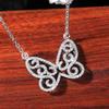 1Pc Fashionable, Inlaid with Synthetic Zircon, Simple Temperament Light Luxury Niche Collarbone Chain