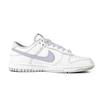Nike Dunk Nan, Small Flower Slip Resistant Abrasion Resistant Low top Skateboard Shoes Women's White Purple HF0023-100(Team676-)