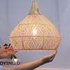 Rattan Pendant Light Modern Style Handwoven Light Fixture for Elegant Home or Cafe Ambient Lighting Fast Shipping