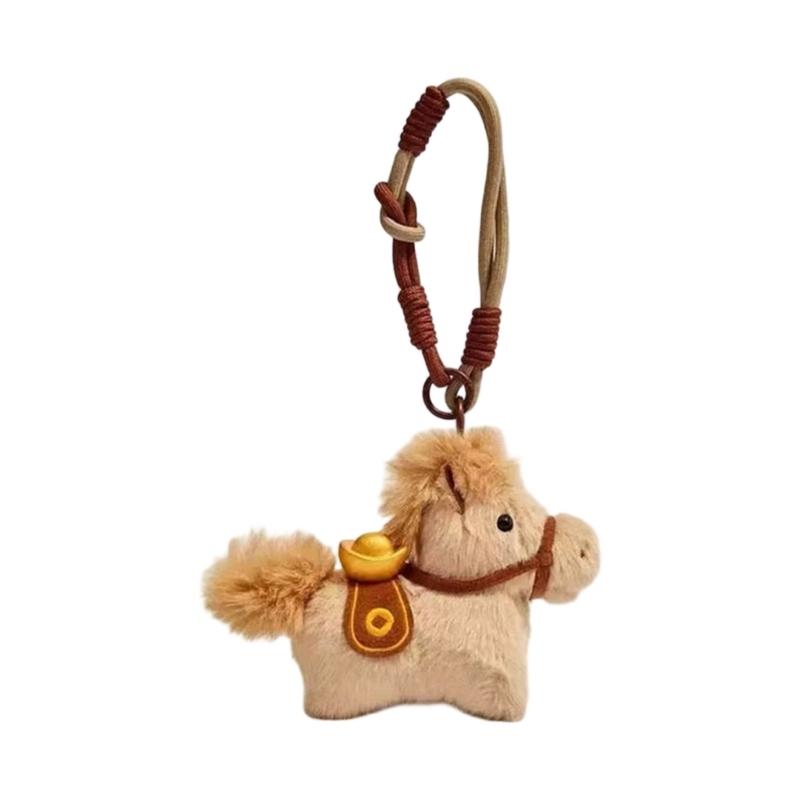 Unisex Soft Plush Animal Keychain for Men Women Children Backpack Charm Gift Stylish Handbag Decoration