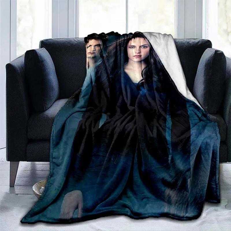 Twilight 3D printed blanket children's warm blanket soft and comfortable home travel portable blanket birthday gift blankets