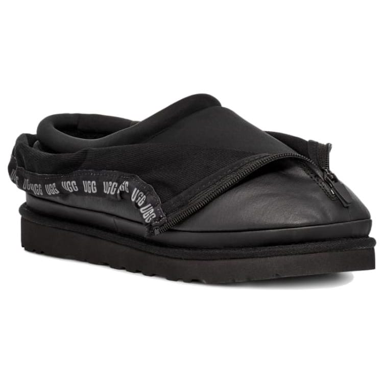 UGG Tasman Shroud Zip Slipper Black 1144114-BLK
