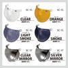 Motorcycle Helmet Shield for Smoke UV Cut High Strength Shield [Lead Industries] CR-760 / CR-761 / BC-9 / BC-10 / QP-1 / QP-2 BC-9S