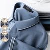 Shanshan Men's Cool-Touch Silk Blend Business Casual Polo