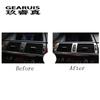 Auto-Styling Mittelkonsole Klimaanlage Steckdose Dekoration Abdeckung Aufkleber Trim für BMW X5 E70 X6 E71 Innenraum Auto