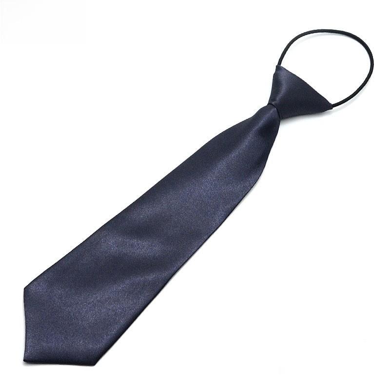 

Childrens Toddler Necktie With Elastic Band For School Uniforms And Casual Wear темно-серого