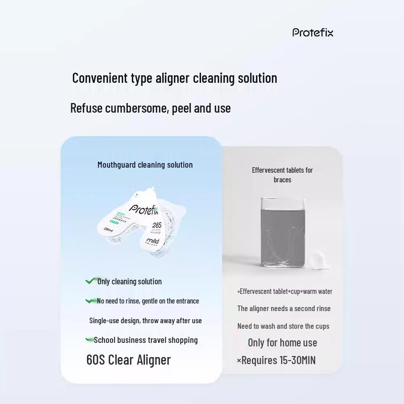 PROTEFIX Aligner & Denture Cleaning Tablets